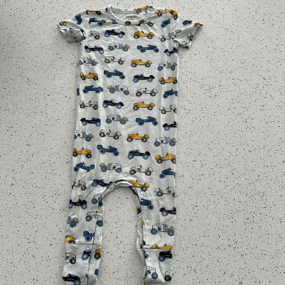 Posh Peanut Enzo short sleeve romper